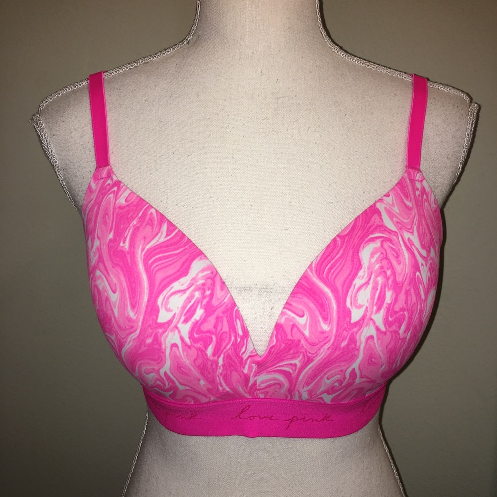 PINK Victoria's Secret Wear Everywhere Wireless Push Up Bra